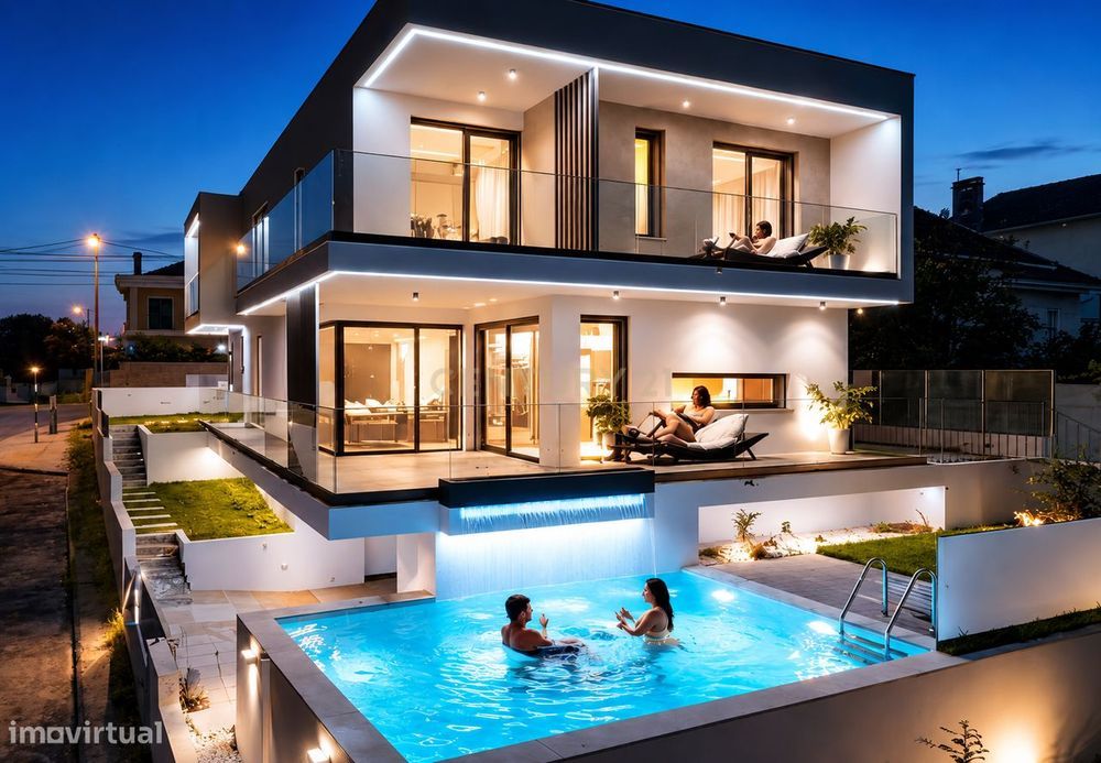 Moradia T5 com Piscina e Domótica - Nova Construção na Charneca da Cap