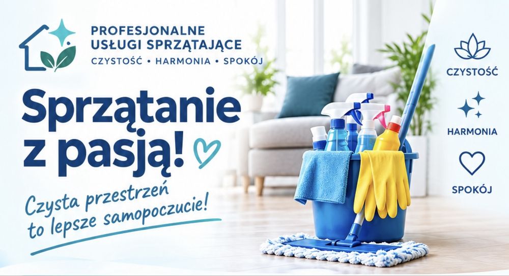 Sprzątanie mieszkań i domów