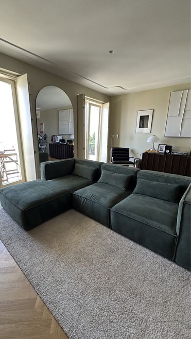 Sofa verde The Masie