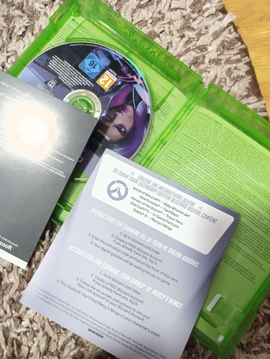 Диск , Гра ,Ключ активації Overwatch: Legendary Edition для Xbox One/Series