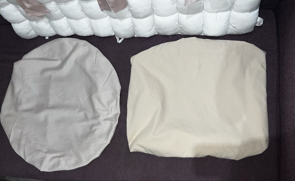 Бортики на круглую и овальную кроватку