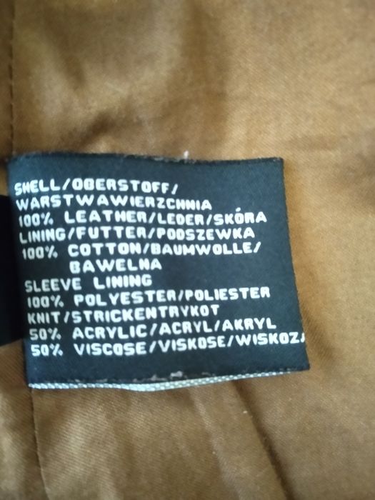 Kurtka damska - skórzana Michael Kors rozmiar L