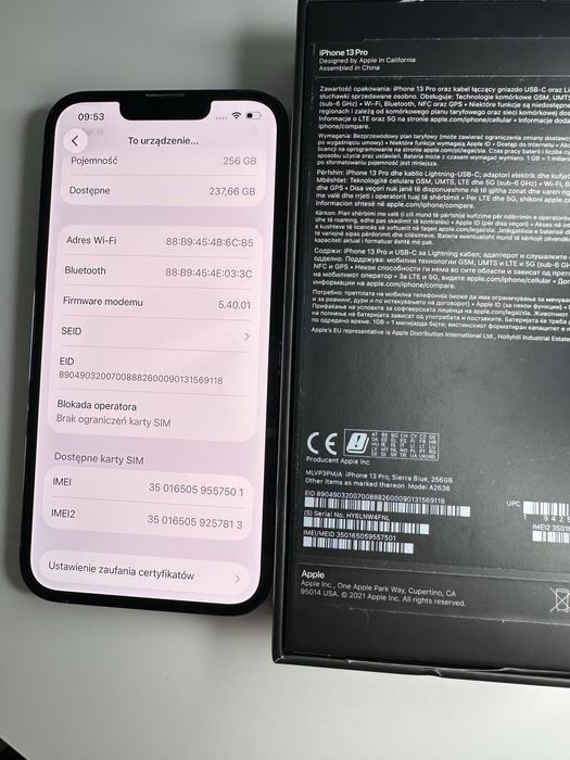 iPhone 13 PRO 256GB | 100% Kondycji | Okazja!