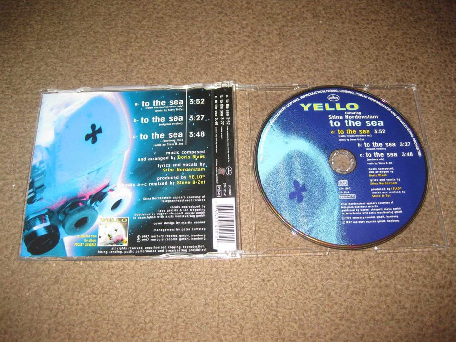CD Single dos Yello "To The Sea"