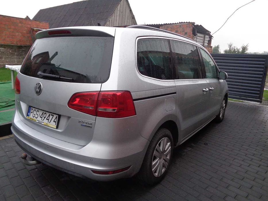 vw sharan 2013r 2.0 tdi 140 km 7 osobowy