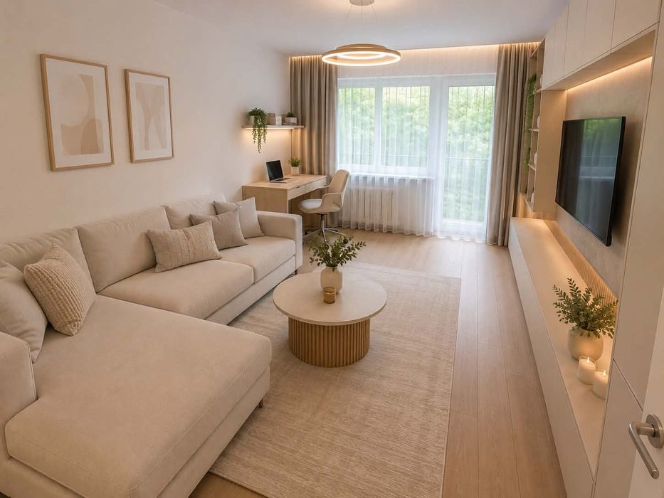 Na sprzedaż mieszkanie 53,57 m² | 2 pokoje | Balkon | Parter | Os. Zarzecze