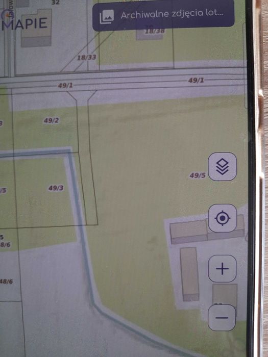 Sprzedam działkę 1100m Ostrówek gm Dąbrówka