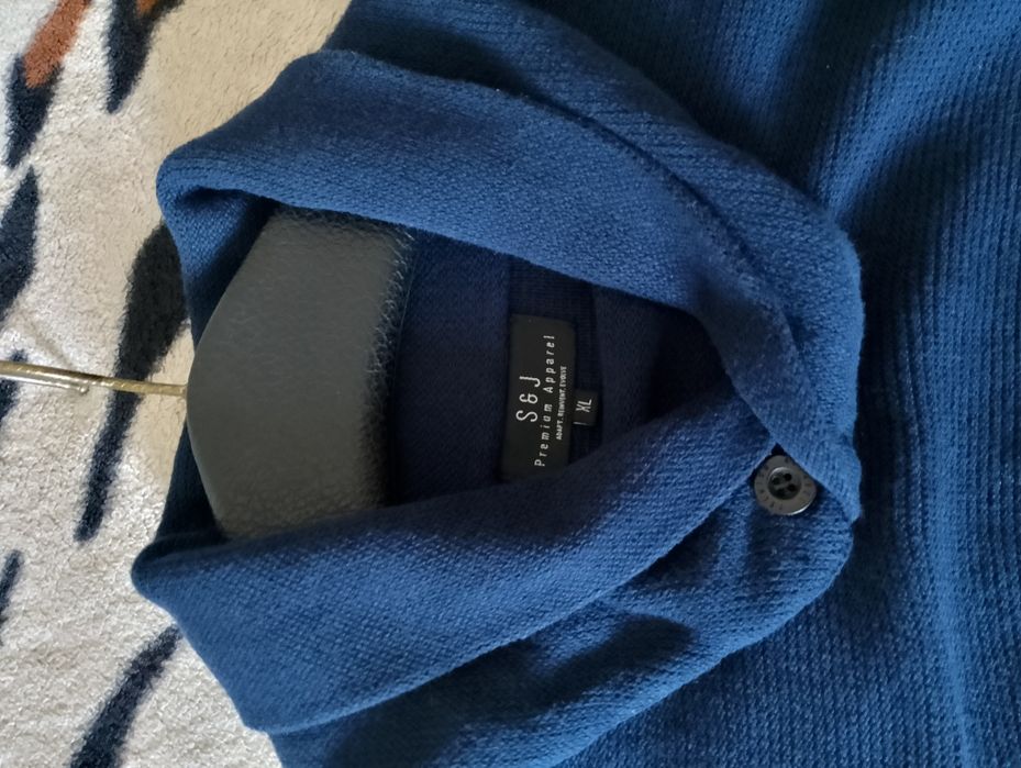 Sweter męski granatowy XL