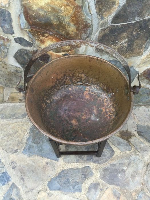 Tacho em latão séc XIX 49 centímetros