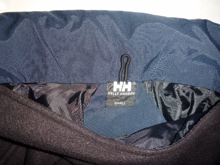 Kurtka ciepła zimowa męska Helly Hansen rozmiar S z kapturem granatowa