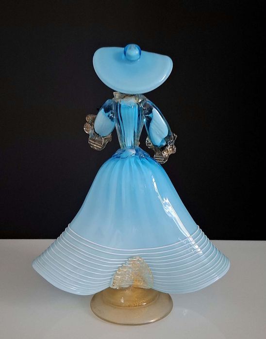 Figurka damy Murano ok 1960 r.