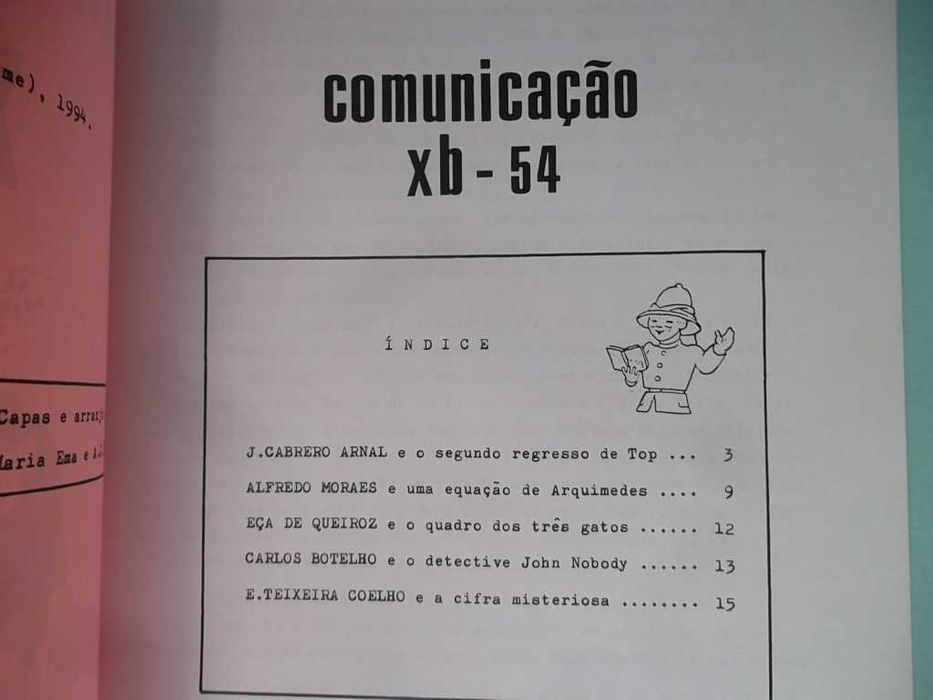 RAROS Fanzines de A. J. Ferreira sobre banda desenhada.