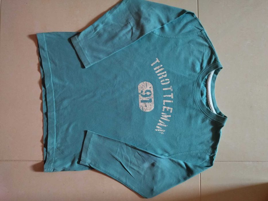 Sweatshirt verde Throttleman - Baixa de preço