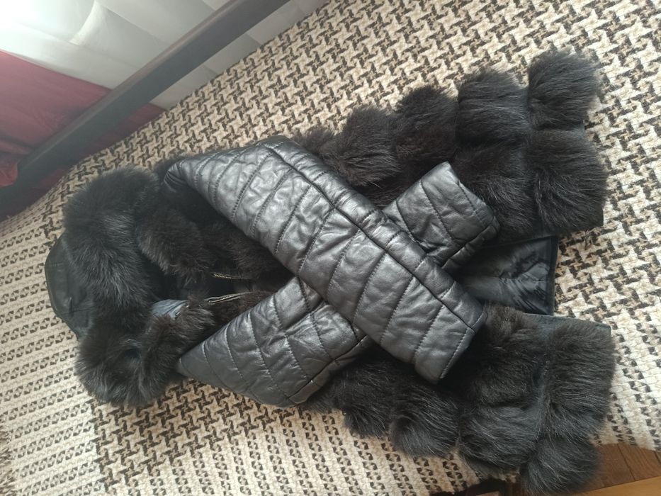 Шуба 2 в 1 натуральна