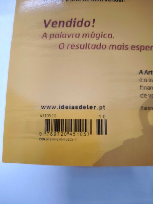 Livro A Arte de bem vender