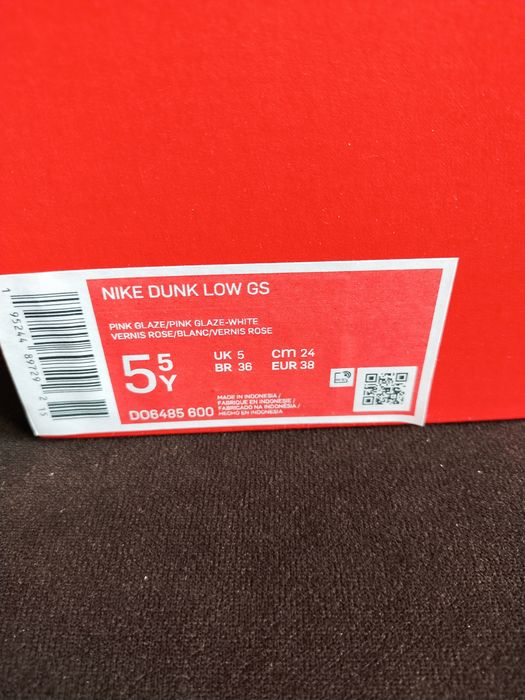 buty Nike Dunk Low Velvet Pink walentynki