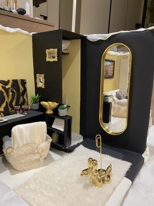 РУЧНА РОБОТА Luxury Ляльковий будинок велика кімната рум бокс готель кукольный домик  для Барбі Монстер хай Barbie Monster High