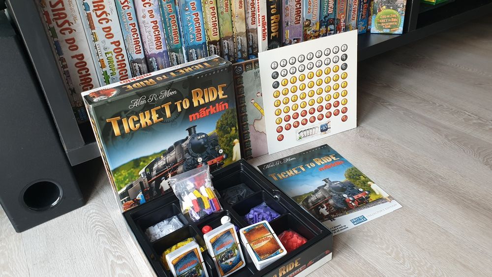 Wsiąść do pociągu MARKLIN Niemcy Ticket to Ride Nowy