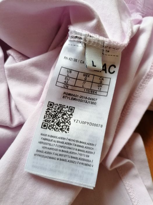 Guess L bluzka rozowa orginalna