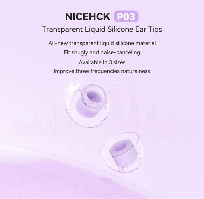 ‼️ NiceHCK P03 - сменные амбушюры из жидкого силикона Liquid Silicone