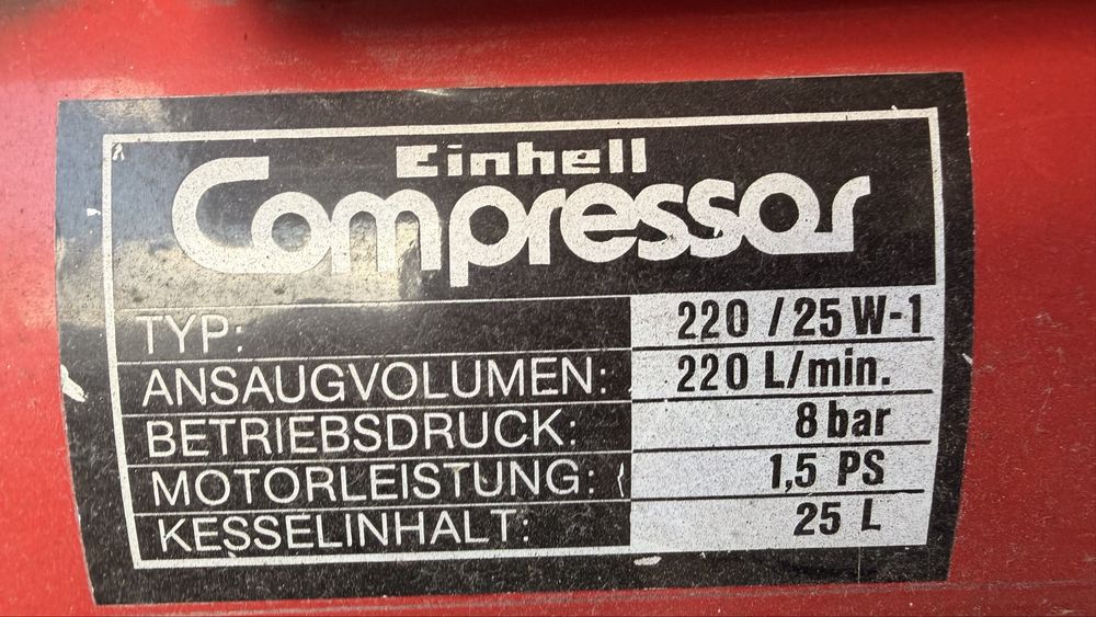Kompresor Einhell 24 l 8 bar