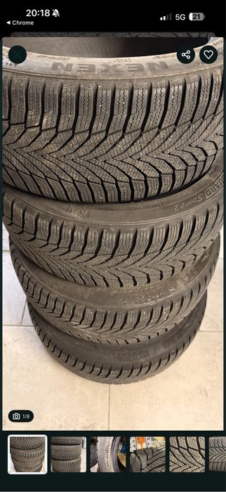 Opony zimowe 225/45R17  Nexen   Montaz. Wulkanizacja