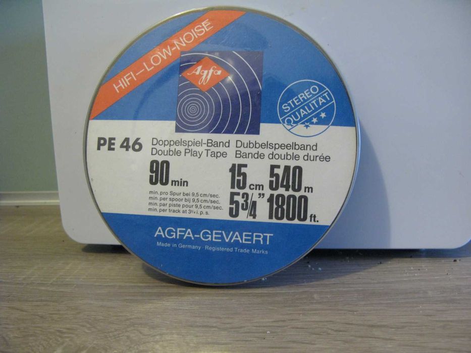 taśma magnetofonowa produkcji Agfa