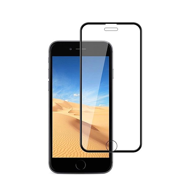 iPhone 6 / 6s / 7 / 8 / SE - Szkło Hartowane Na Cały Ekran 3D FULL GLU