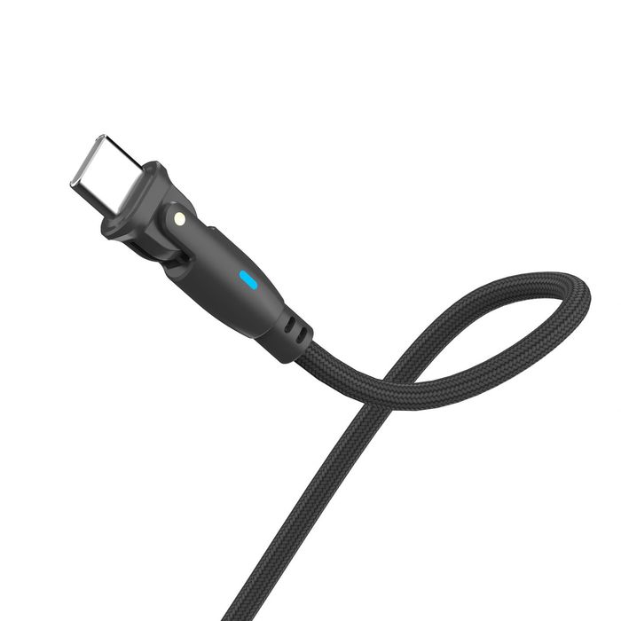 Kabel 3mk Hyper Cable N-SERIES USB-C / USB-C 1m PD 3.0 QC 3.0 20V / 5A 100W - czarny