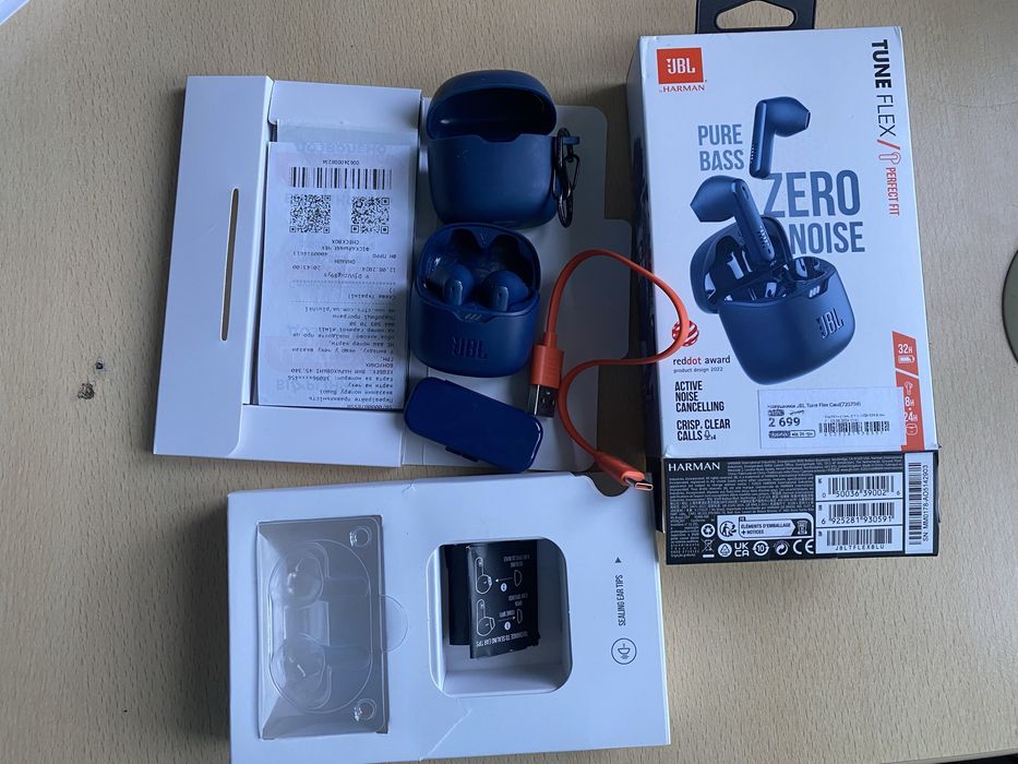 Навушники JBL Tune Flex (Blue)
