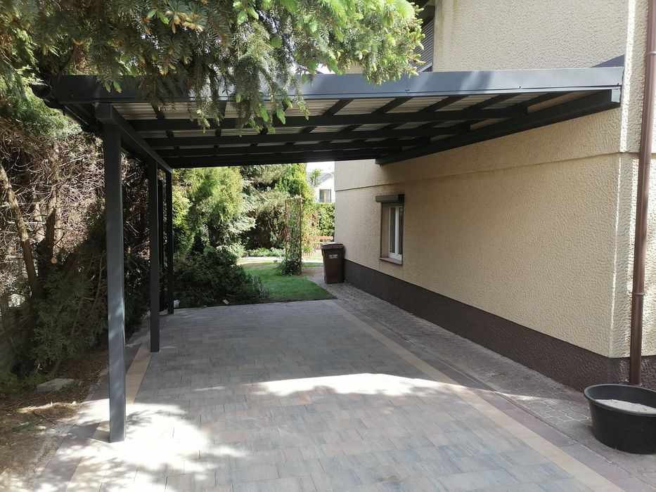 Wiata samochodowa Car port garaż przyścienna