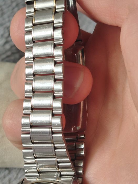 Zegarek Seiko Quartz Chronograph 7A38-7060 silver gold two tone