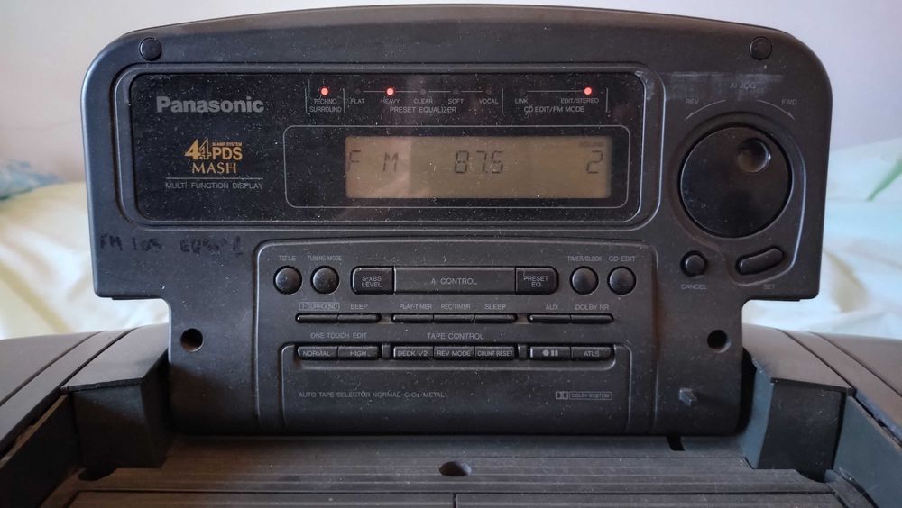 Radio Super Raro Boombox Panasonic RX-DT707