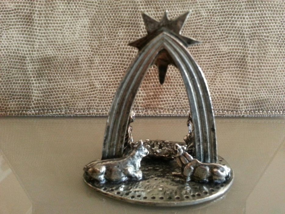 Presépio novo de 95 % estanho. Artesanato