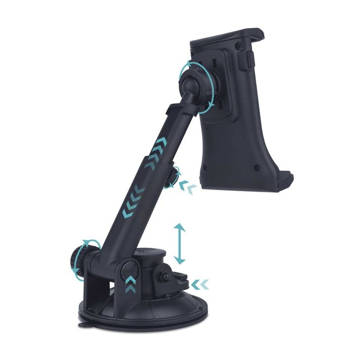 Держатель планшета /телефона 6-10-12" на скло. панель