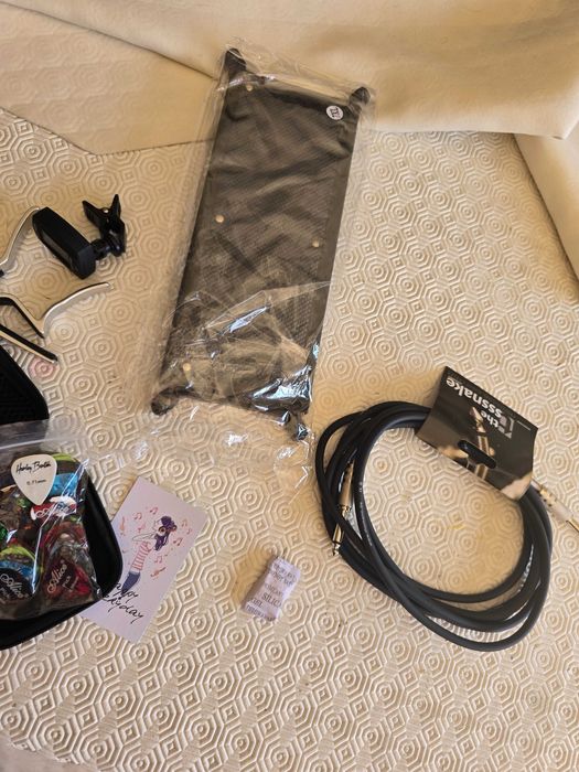 Guitarra Harley Benton EAX 500TL + Extras
