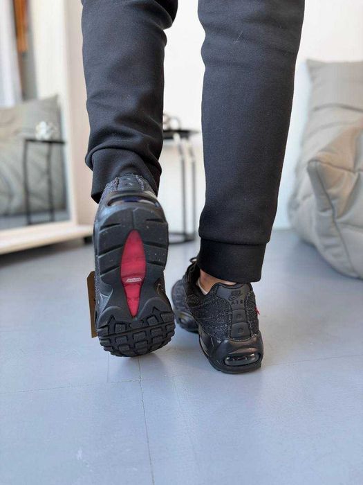 Кросівки Nike Air Max 95 x Levi's Black / кроси Найк Аір Макс 95 Левіс