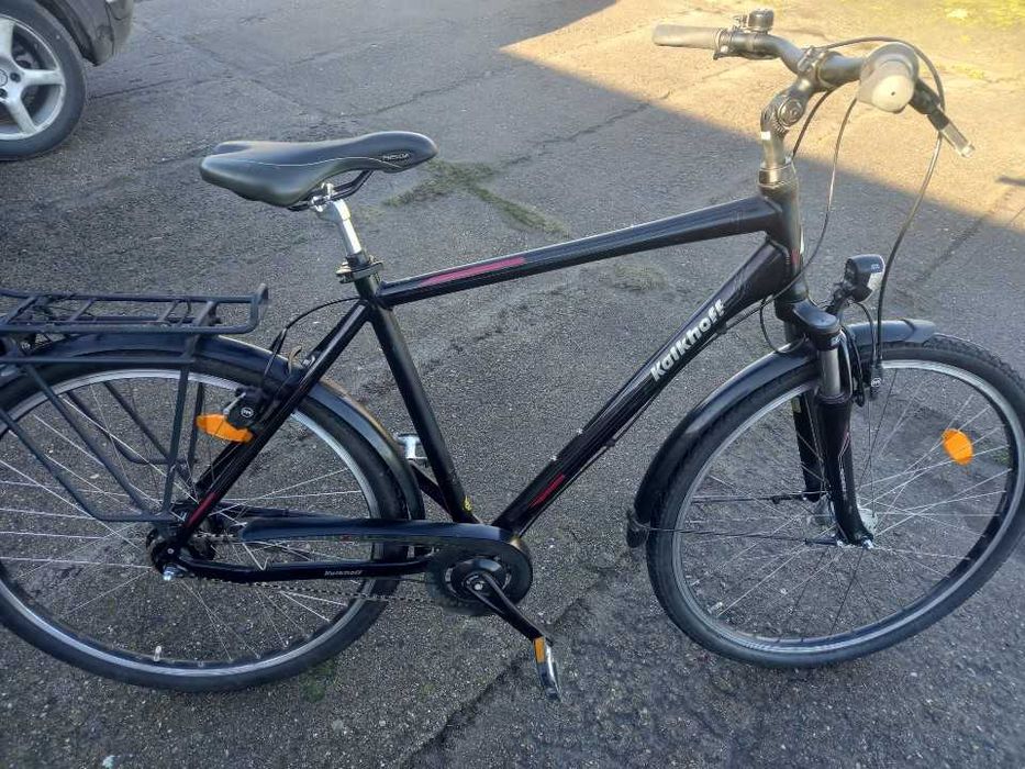 Rower męski 28" koła, duży, rama aluminiowy, osprzęt Nexus, hydraulika