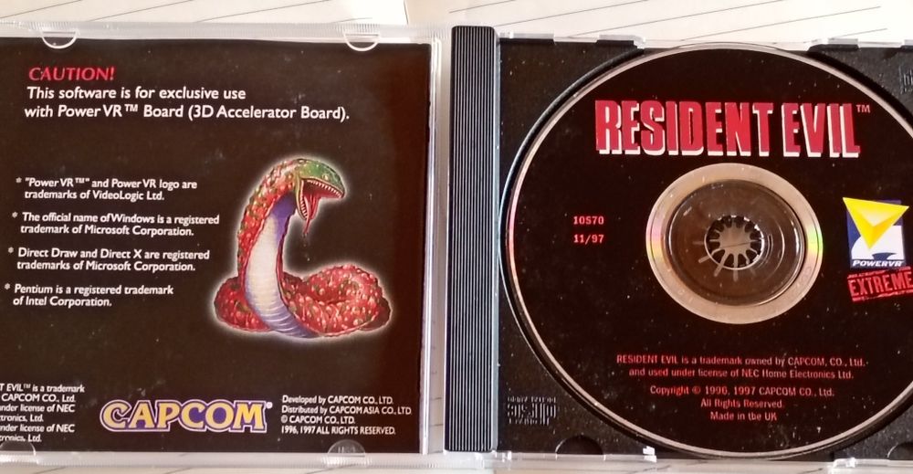 Resident Evil PowerVR (1997) UK – EXTREME Edition RARO / Lost Release