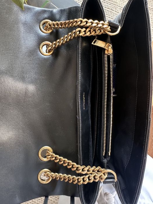 Torebka YSL, Loulou medium, lambskin, czarna, oryginal