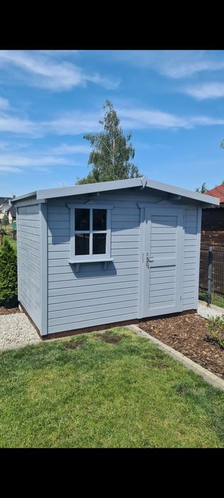 Domek narzędziowy ogrodowy drewniany