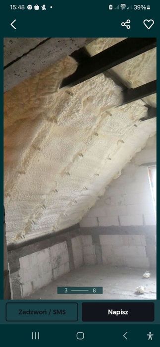 Profesjonalne Ocieplanie Pianą Poliuretanową PUR
2