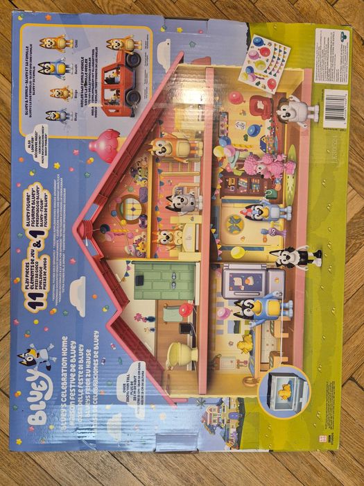 Bluey Dom Rodziny Celebration DUŻY NOWY