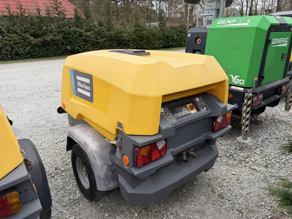 Kompresor sprężarka ATLAS COPCO XAS 48 rok 2018 rejestracja