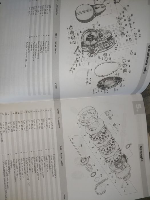 Nowy katalog czesci instrukcja obsługi rama silnik wsk125