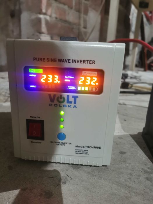 UPS do pieca Volt Polska 500W chwilowa moc ciągła 350 W