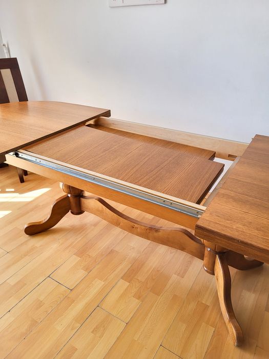 Stół dębowy rozkładany