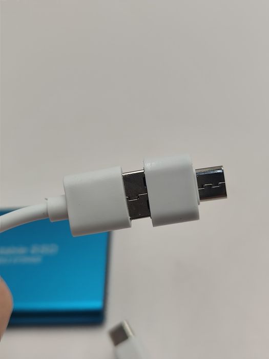 przenośny dysk portable ssd usb c zestaw nowy
