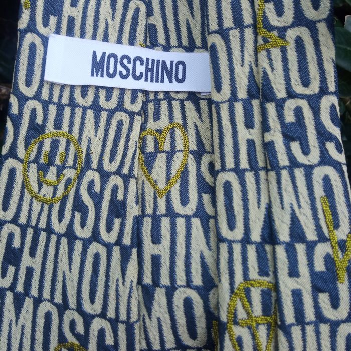 Галстук из натурального шелка Moschino