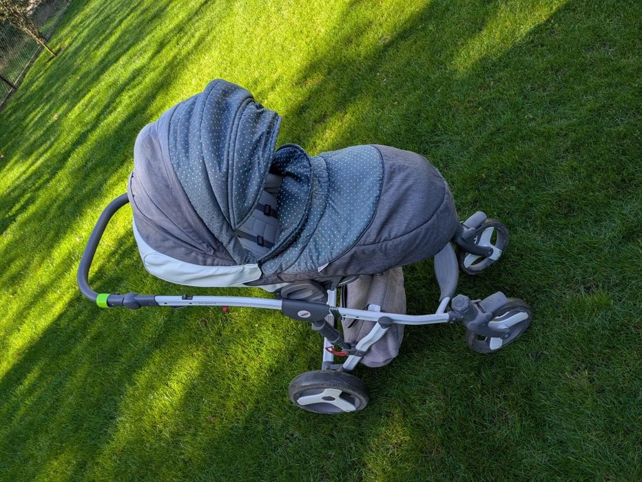 Wózek 2w1 koła żelowe!